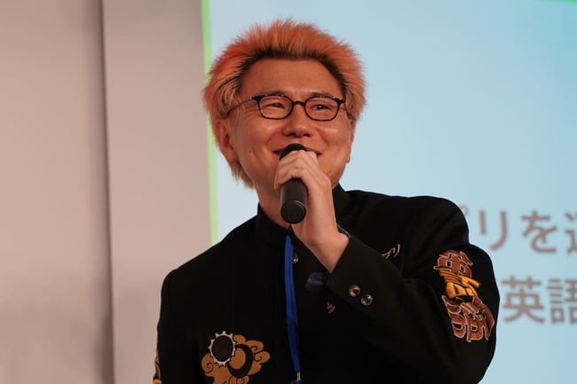 【写真】「英語物語」を運営する金子輝昭氏