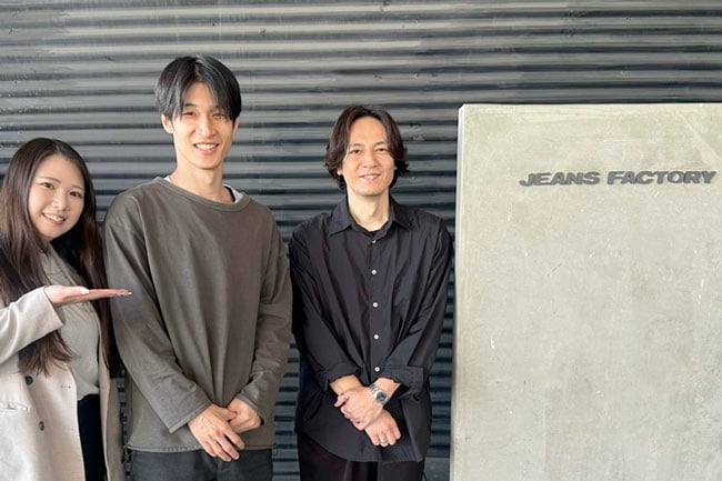 「JEANS FACTORY」余傳様、小笠原様、Repro関口