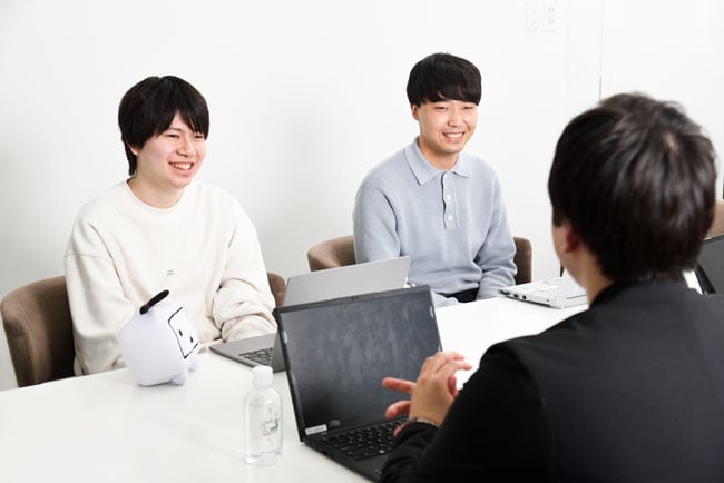 【写真】ニコニコ動画の下林耕大様と浦野寛規様