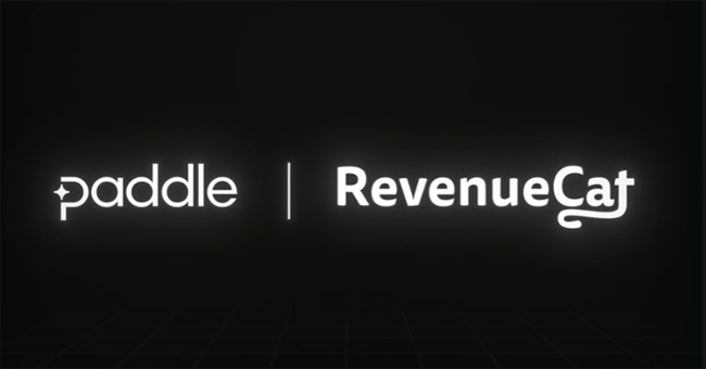 【図】アプリ決済支援のPaddleとコンシューマーアプリ収益化プラットフォームのRevenueCatとの連携イメージ
