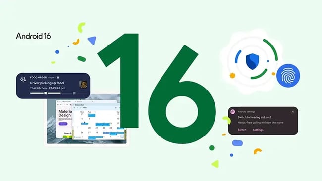 【図】「Android 16」のイメージ