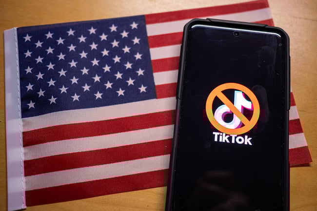 【写真】TikTokの米国使用禁止イメージ