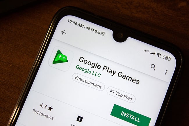 【写真】Google Play Gamesアプリのイメージ