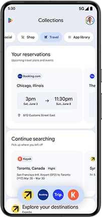 【図】Google Playのコレクションのスクリーンショット