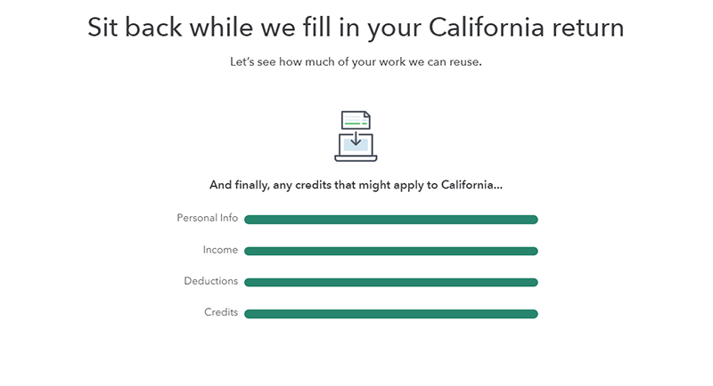 【図】「TurboTax」のパーソナライズの例
