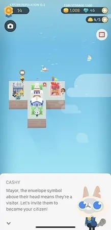 【図】「Fortune City」のオンボーディング画面