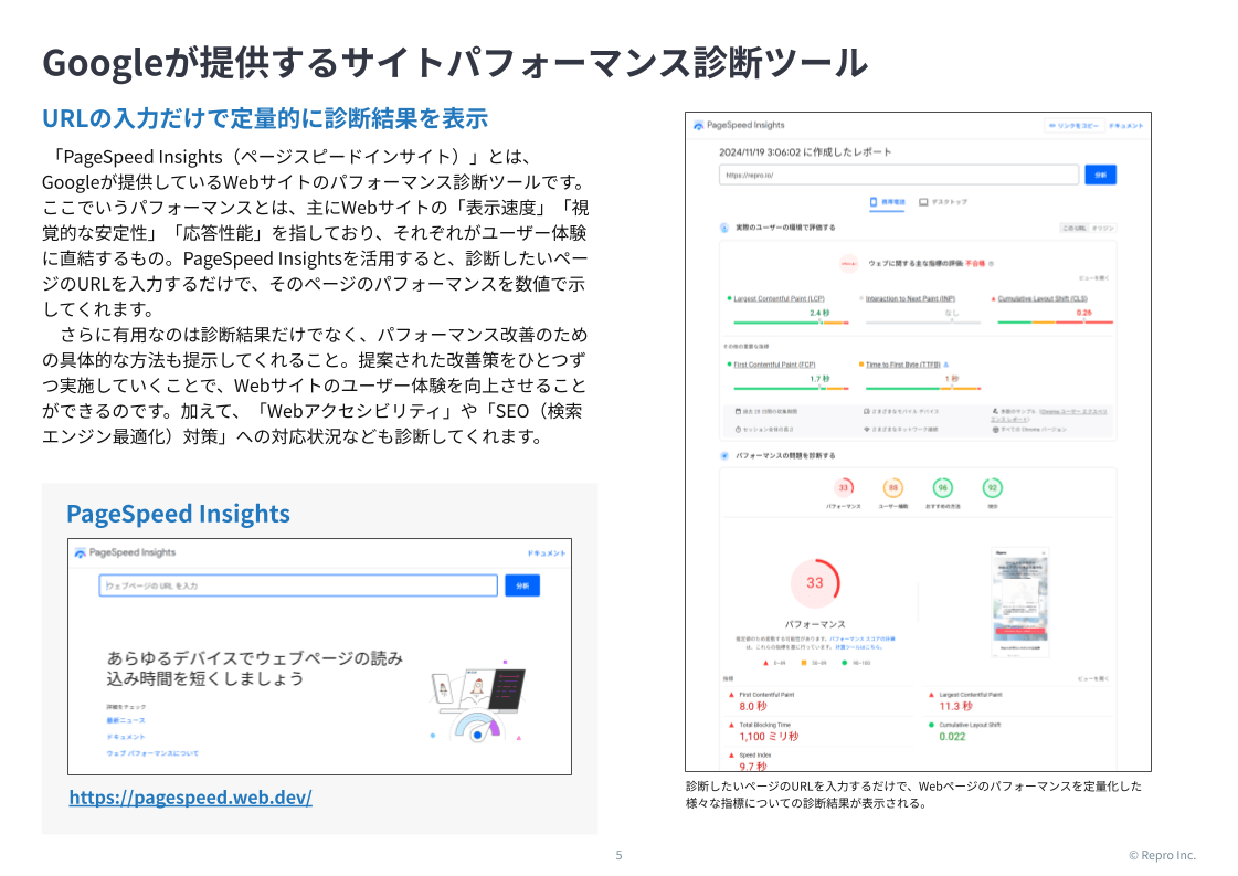 非エンジニア向け PageSpeed Insights活用講座のサンプルページ01