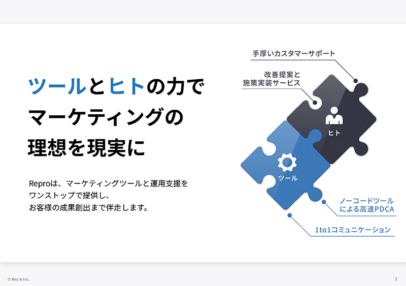 3分でわかるRepro ソリューション紹介資料の抜粋_01