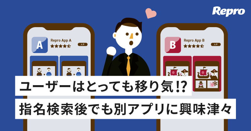 指名検索でも約半数は離脱!?独自調査でわかったアプリストア検索とインストールの実態