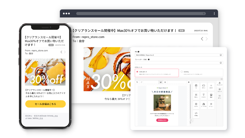 【図】Repro Mailのイメージ