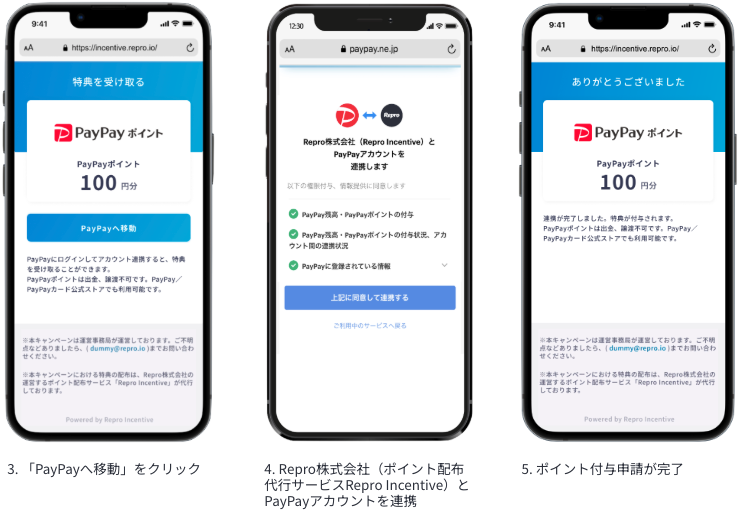 抽選画面フローサンプル